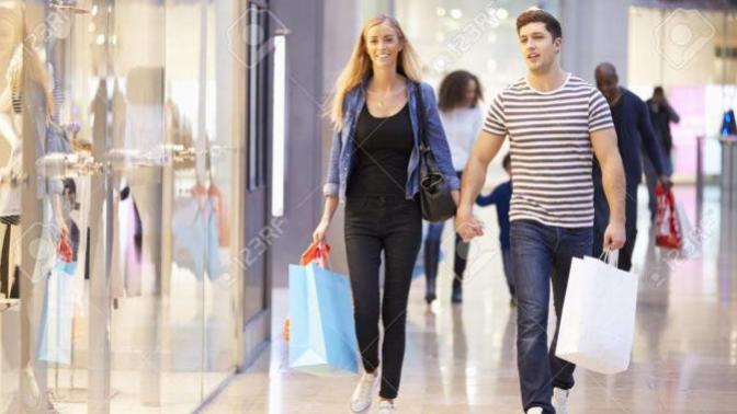 Do you go to the shopping mall with your partner?