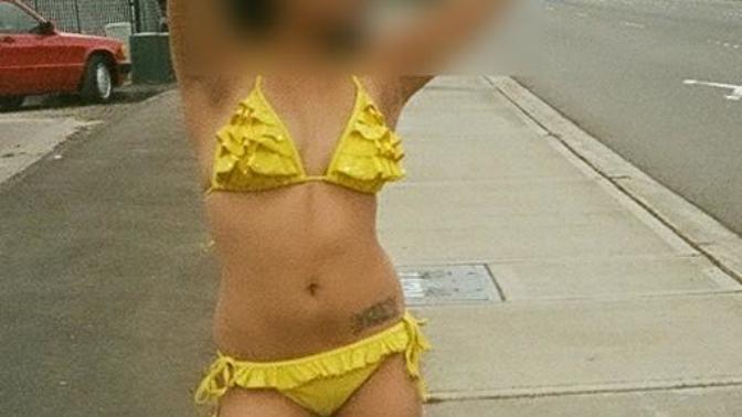 Girls, Would you wear a bikini while holding a sign to advertise a business for 100 dollars an hour?