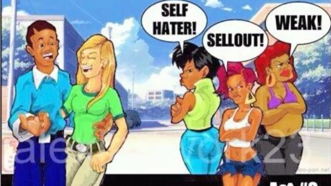 Why are Black women giving me & my Snow Bunny crap? Why are they against interacial relationships?