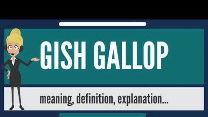 Do you think Ben Shapiro popularized the use of the Gish Gallop on the right?