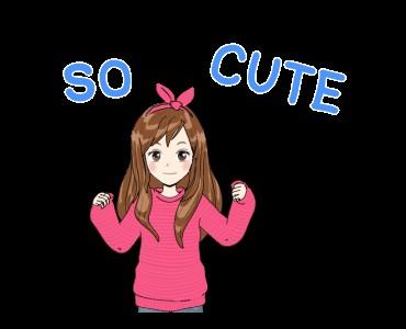 Girls, is it hard to go one day without saying the word cute?