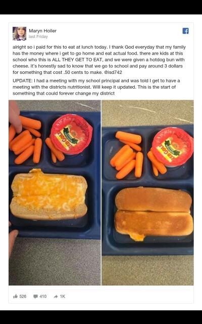 Does this look like a good lunch?