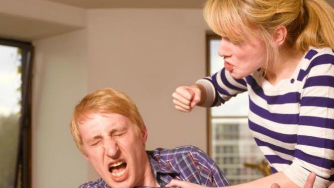 Do you believe that men have the right to hit women in self defense?