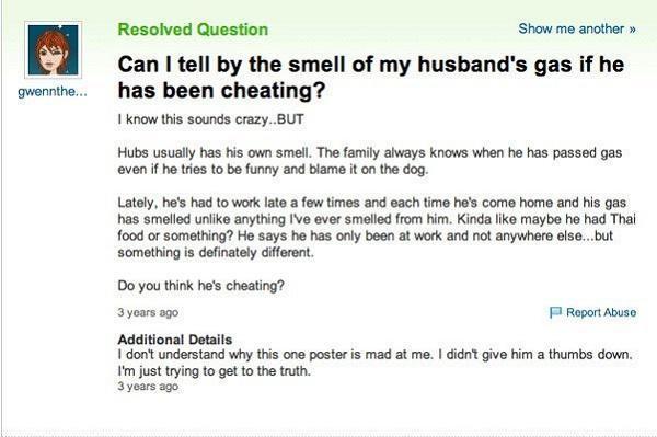 What are some of the weirdest/funniest questions that you have seen on GaG?