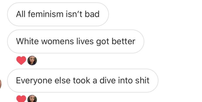 Does feminism only benefit white women?