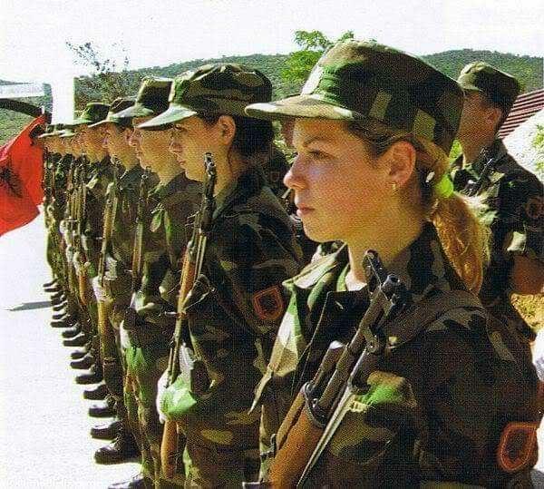 What do you think about Albanian female soldiers?