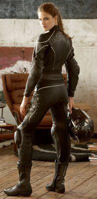 Which is the most interesting motorcycle girl outfit?