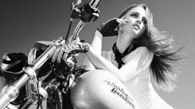 Which is the most interesting motorcycle girl outfit?