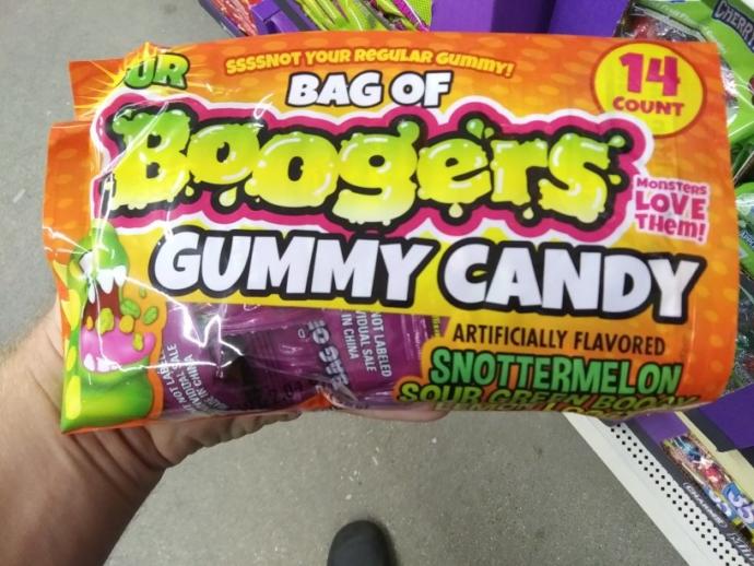 Would you eat a bag of boogers?