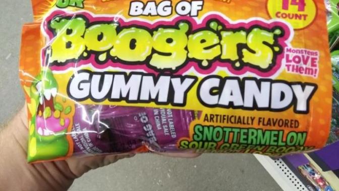 Would you eat a bag of boogers?