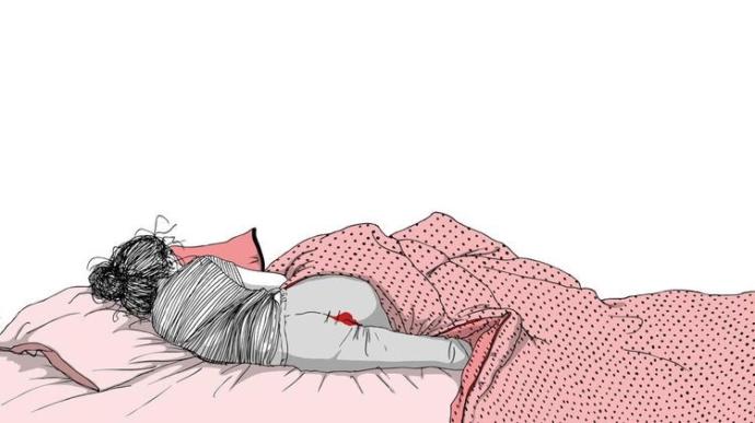 Girls, do you have period issues when sleep in bed?