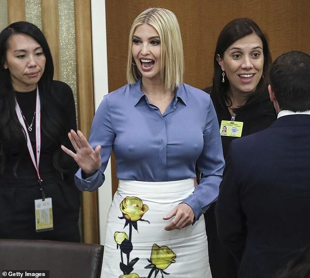 What do you make of Ivanka's nipples at the UN (This is NOT fake or edited)?