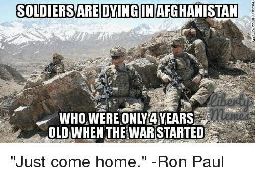 Did you know their are US soldiers serving in Afghanistan that were still in diapers when the war started?