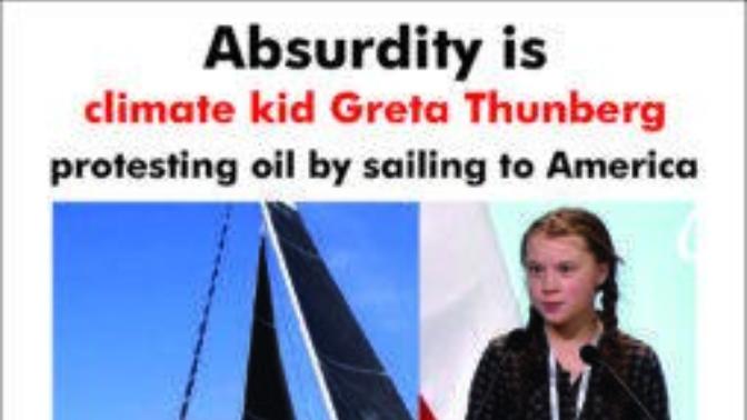 Greta Thurnberg. After her deranged display showed how emotionally unstable she is should she be put into an institution?