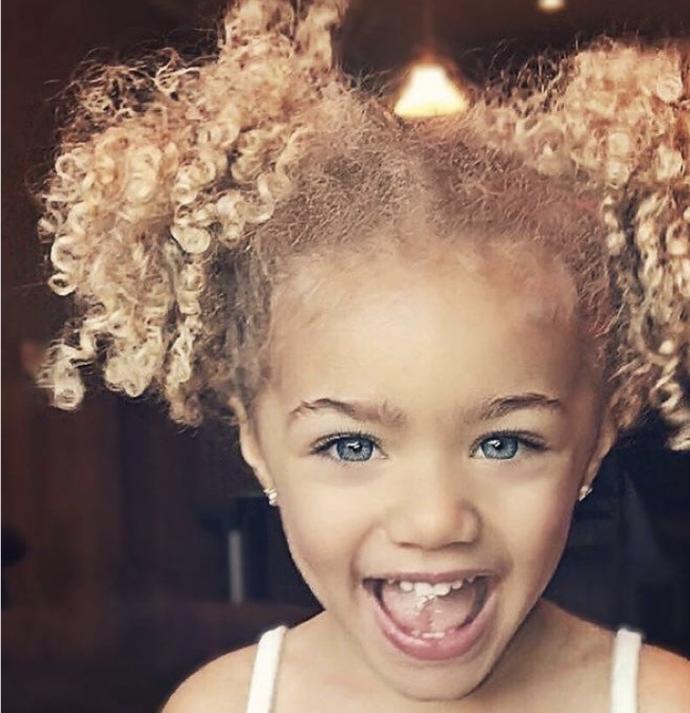 Why do people believe every mixed kid looks like this?