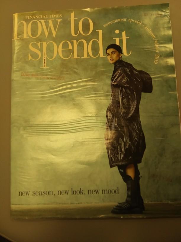 Which of these pics from a fashion magazine looks the most interesting?