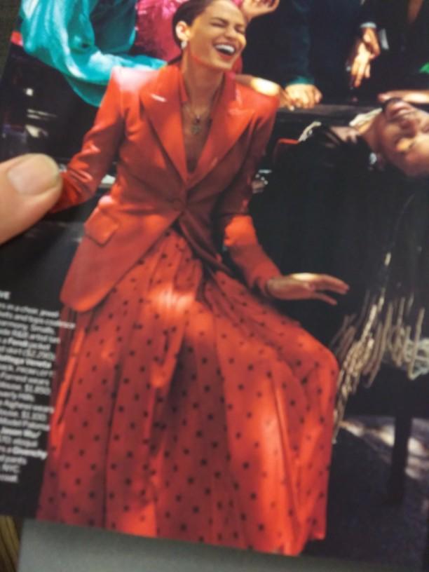Which of these pics from a fashion magazine looks the most interesting??