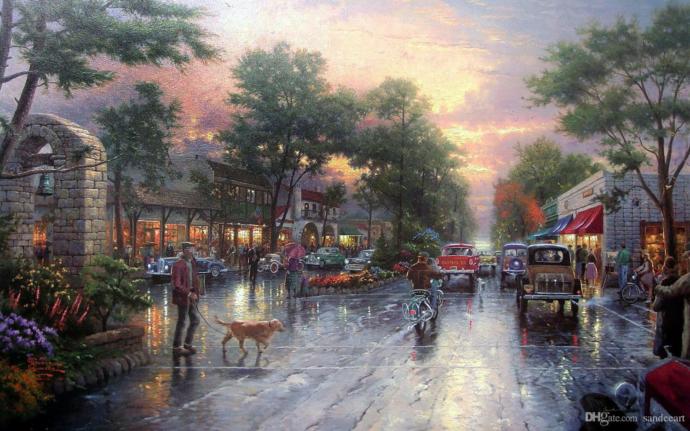 Do you like the Thomas Kinkade style of art? ... if not what is your favorite style?