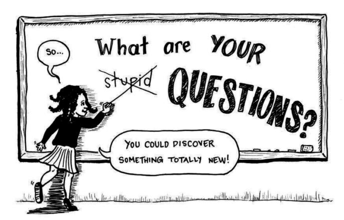 I have a stupid question for you ... did you know that today was 