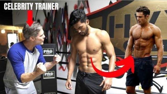 At Home Workout To Build Muscle Like Zac Efron (With His Personal Trainer) Train Like A Celebrity. do all girls like Zac Efron?