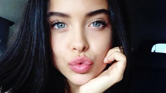 Is black hair and blue eyes combination the most beautiful? Why is it so rare to be found?