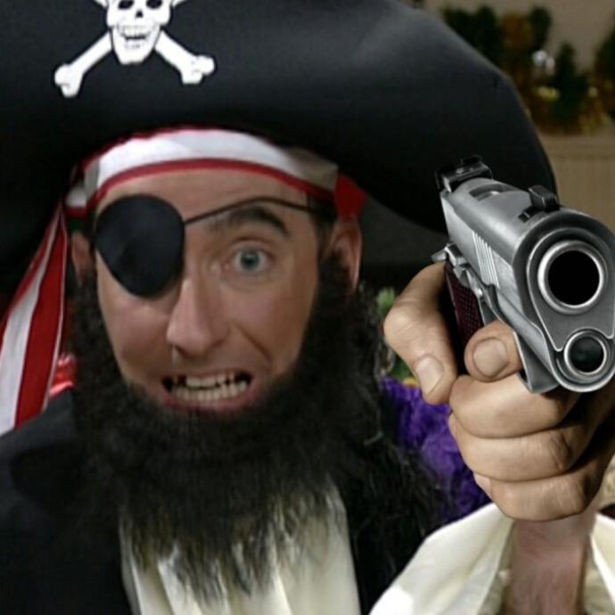 Why are pirates portrayed as good guys in kid's show?