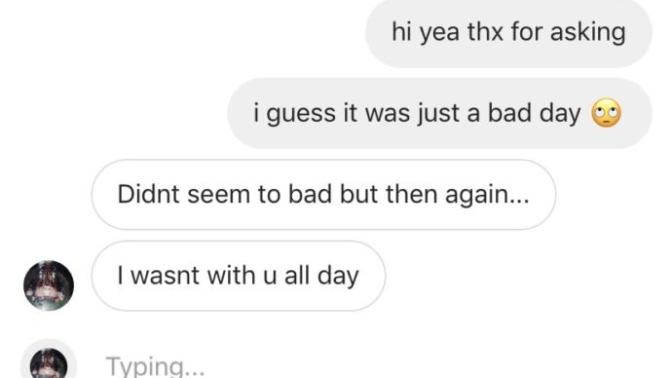 Should I be embarrassed about confiding in him so much?