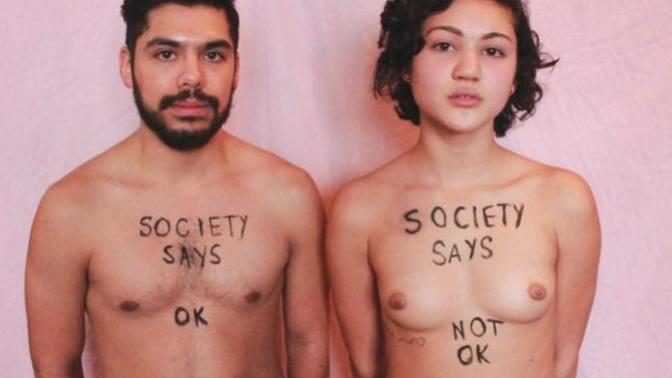 Should women have the right to take their shirts off in public?