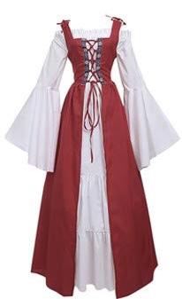 Medieval Peasant Dress: Which color is best. (Irl Dress should fit like #H. Others are for color reference only. My hair is mixed dark / light brown)?