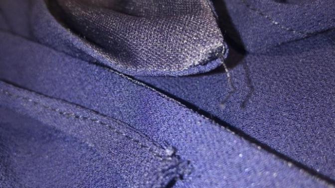 How to fix this dress strap without taking it to someone to fix it?
