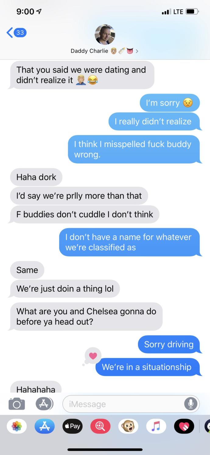 We don’t know what to call eachother?