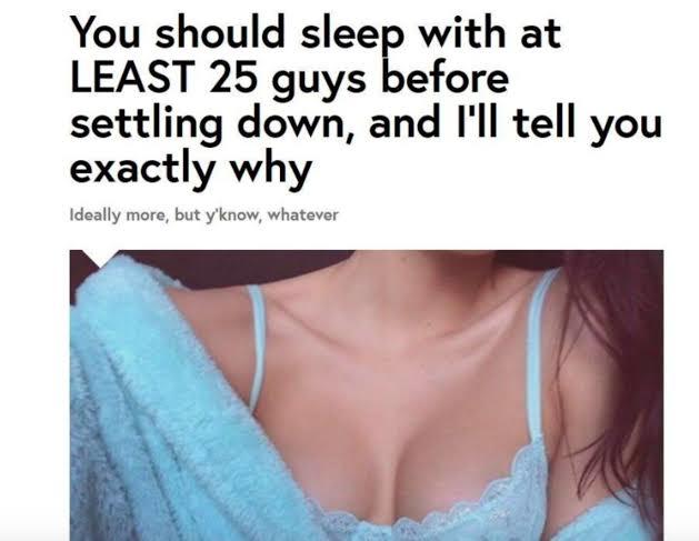 So what is the point of settling down, Liberal?