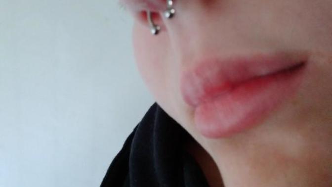 Is my septum piercing to low?