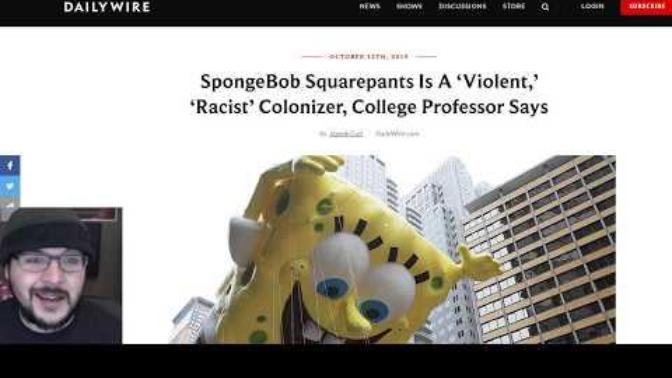 Spongebob Squarepants is a violent and racist and colonizer?