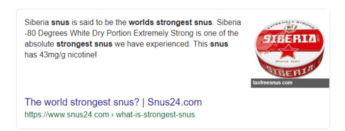Do you know what is snus?