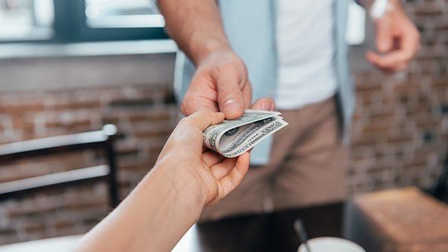 What would you do if an ex owed you money?