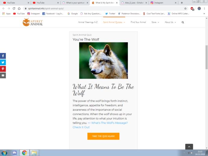 What is your spirit animal?
