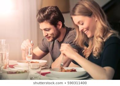 After an argument, have you ever made up with food and eating together?