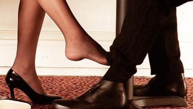 Have you ever played footsie with your partner?