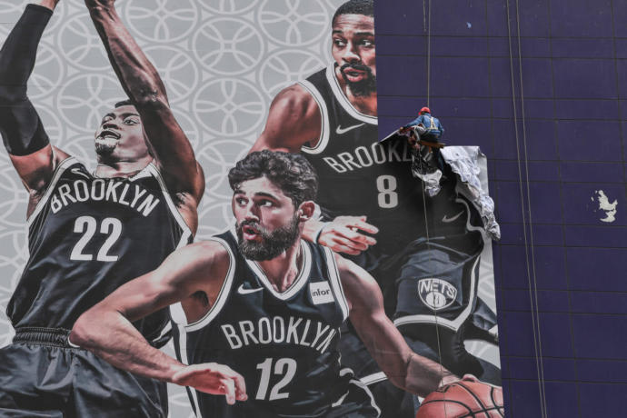 NBA Adverts being ripped down in China