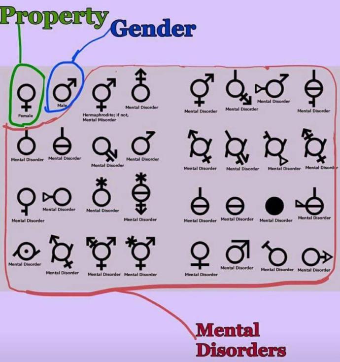 How many genders are there?