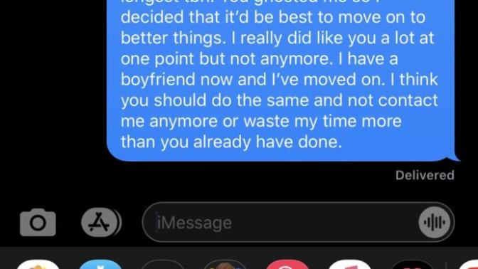 Is this a good final text to send to a guy who ghosted me? Is this a good final text to send to a guy who ghosted me?