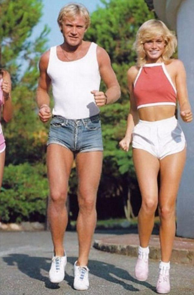 My 58 year old step mom wears jean cut offs?