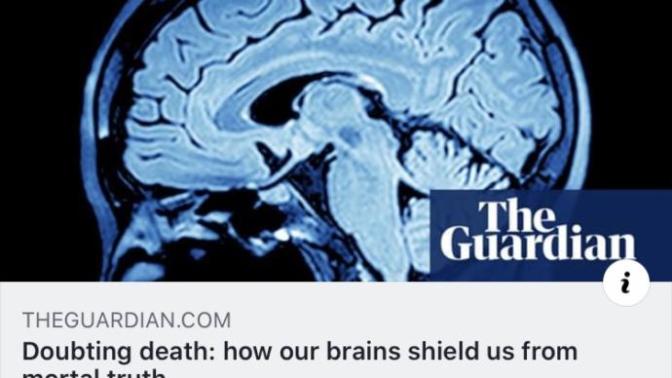 Do you think about your own mortality?