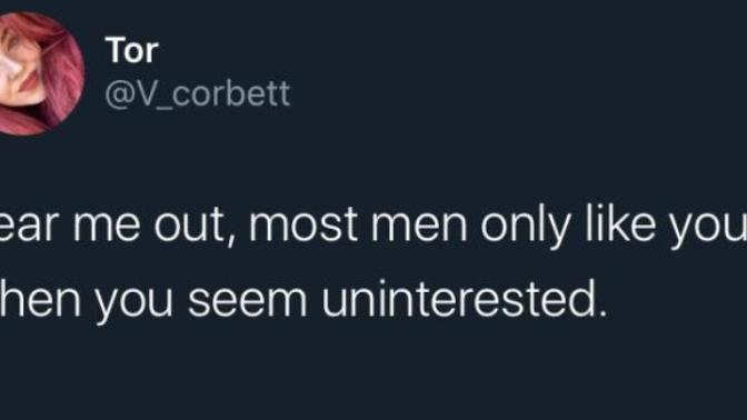 Is this tweet true about men?
