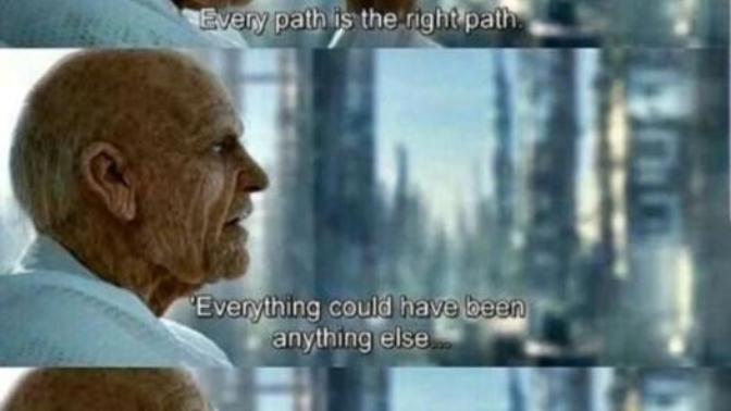 What do you think of this quote from the movie "Mr. Nobody"?