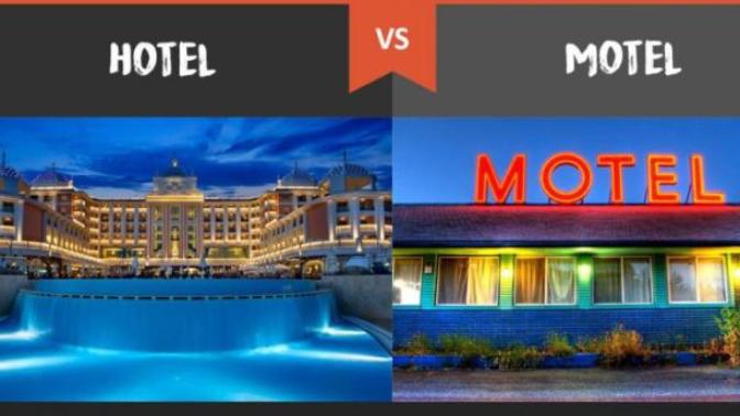 What are the differences between motels and hotels?