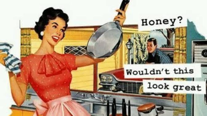 Why do many men expect women to know how to cook but not men?