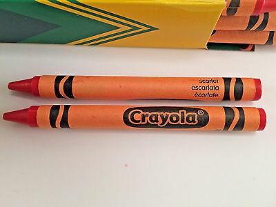 What color is the scarlet crayon? Red or Orange?