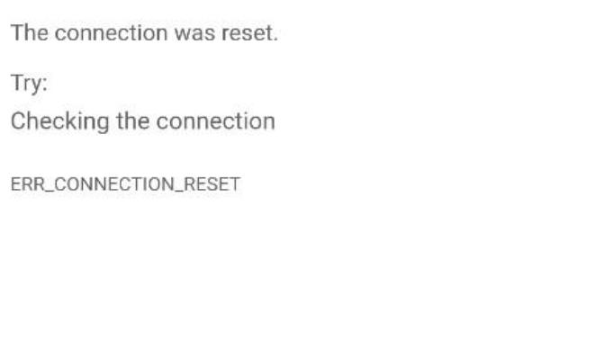 "This site can't be reached" error. How do I fix it?